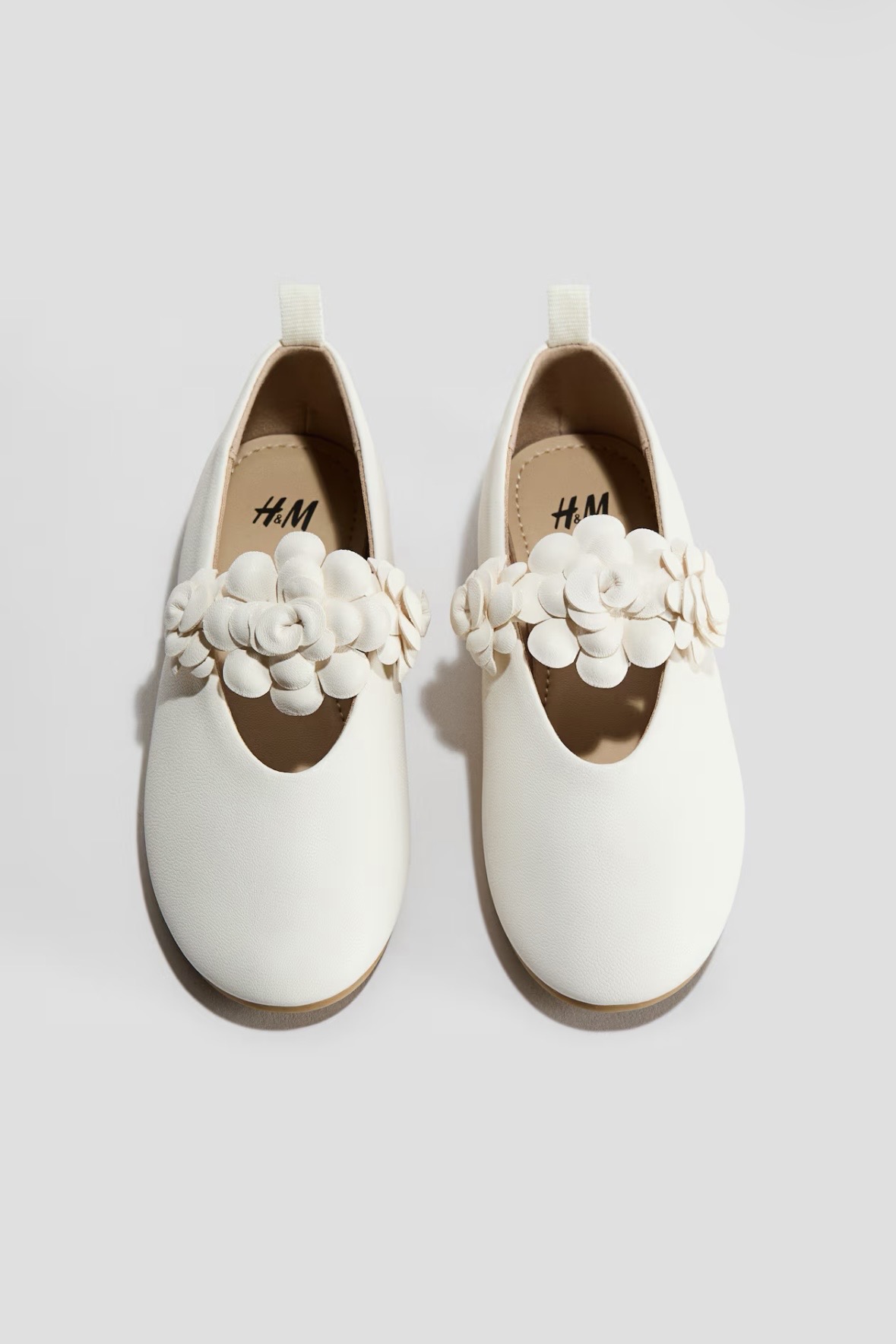 بالت سفید گلدار h&m